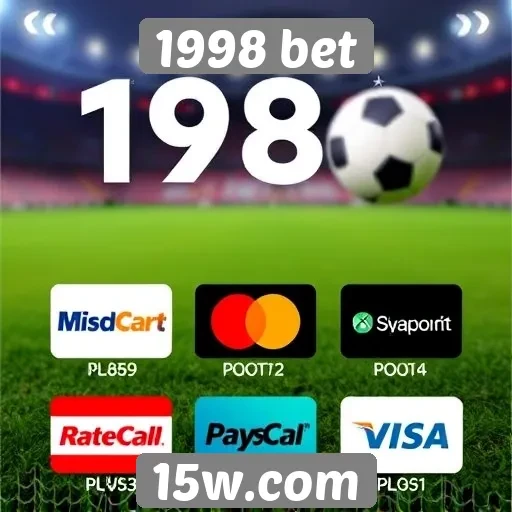 Métodos de pagamento disponíveis no 1998 bet